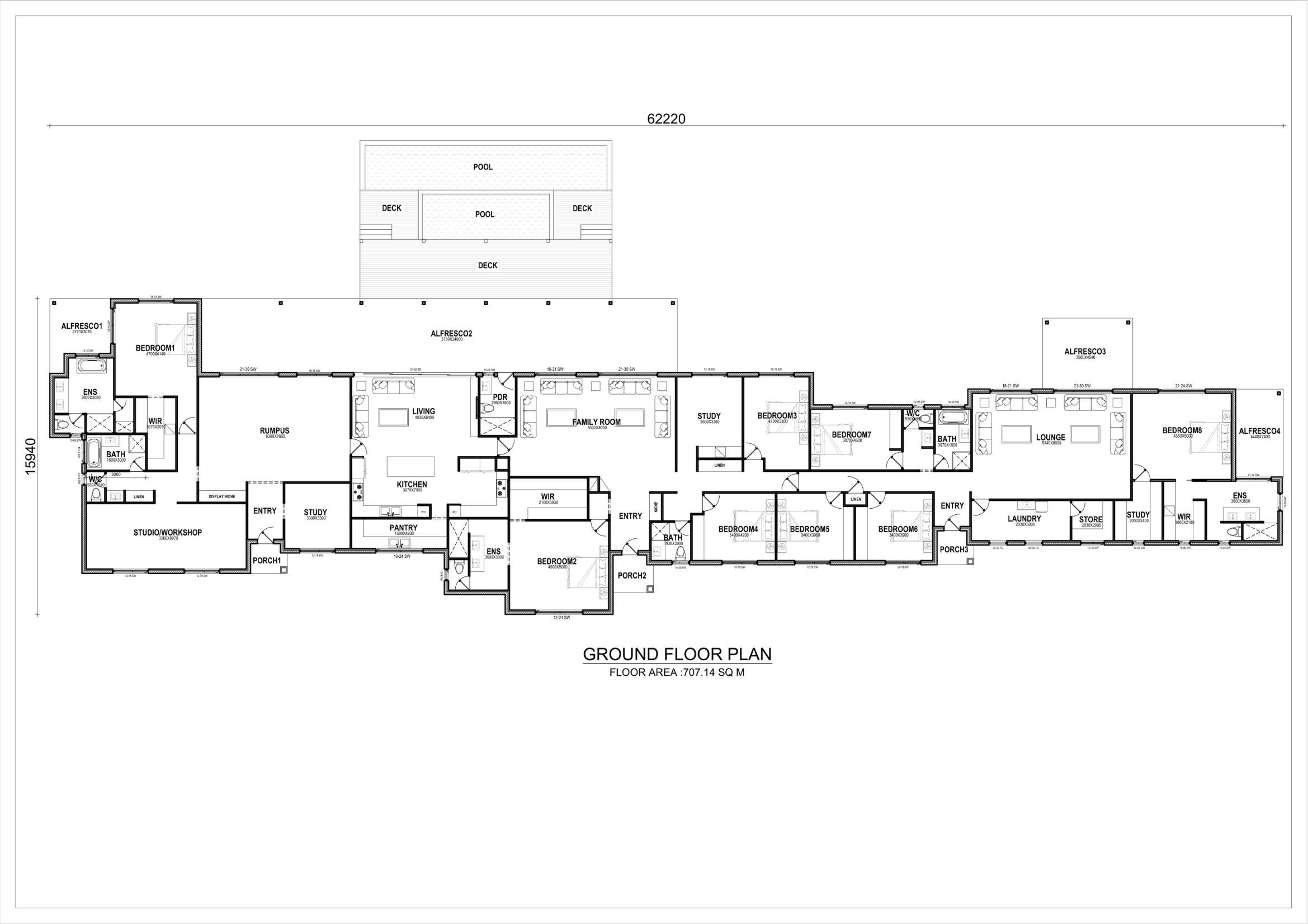 The Homestead floor plan