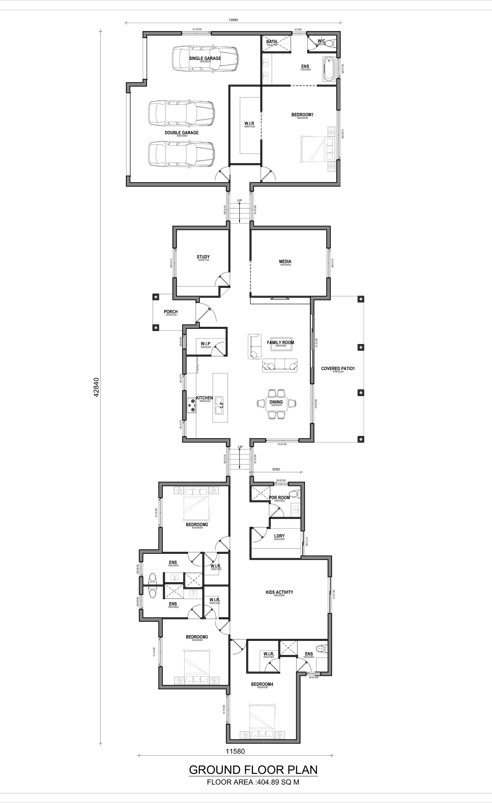 The Ridgeline floor plan
